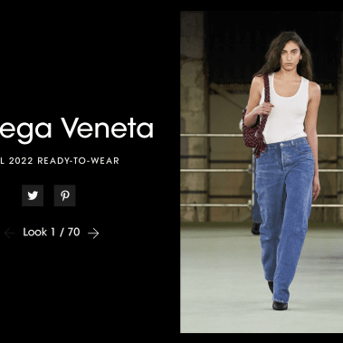 milano fashion week 2022 Bottega Veneta