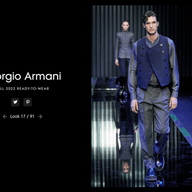 milano fashion week 2022 Giorgio Armani