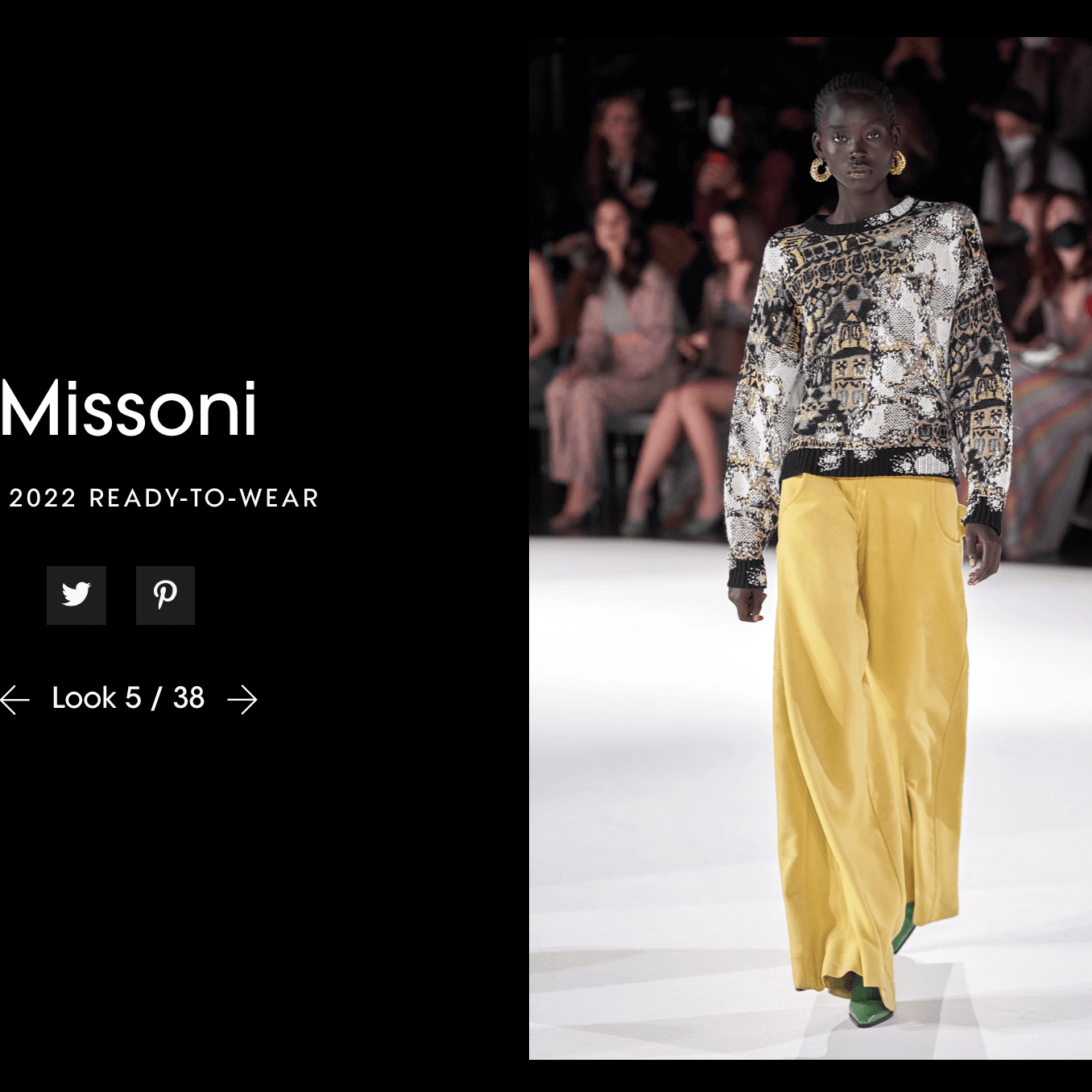 milano fashion week 2022 Missoni